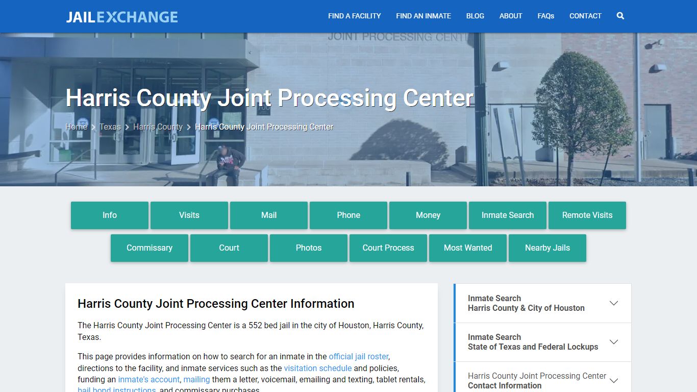 Harris County Joint Processing Center - Jail Exchange